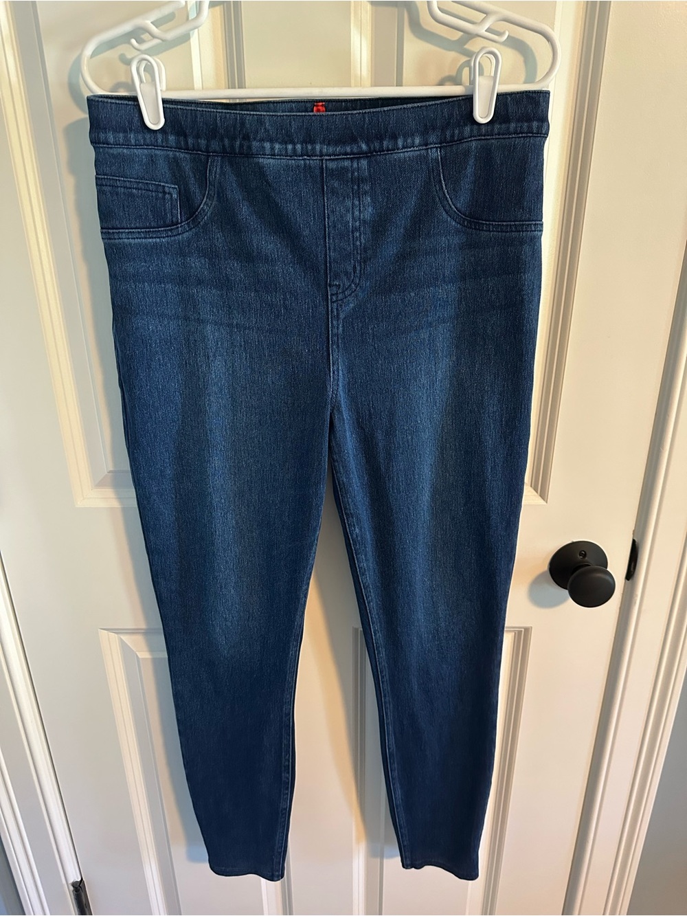 SPANX Dark Blue Pull-On Jeggings